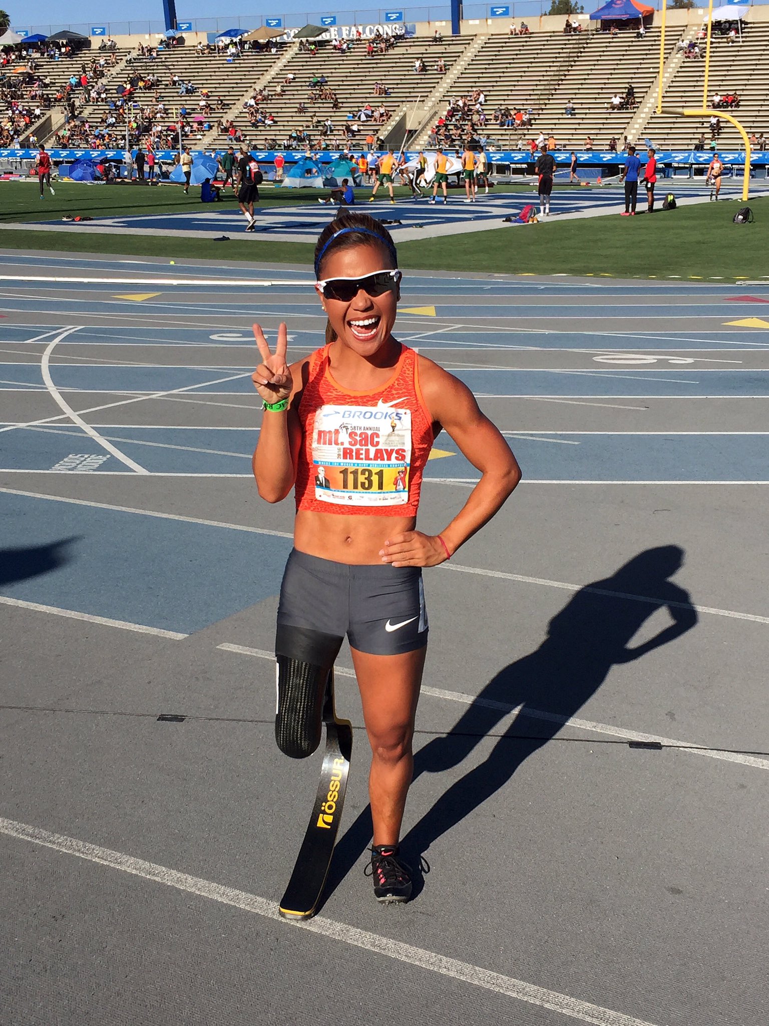 Scout Bassett on Twitter: "What to do when you break the 100m AR? Act