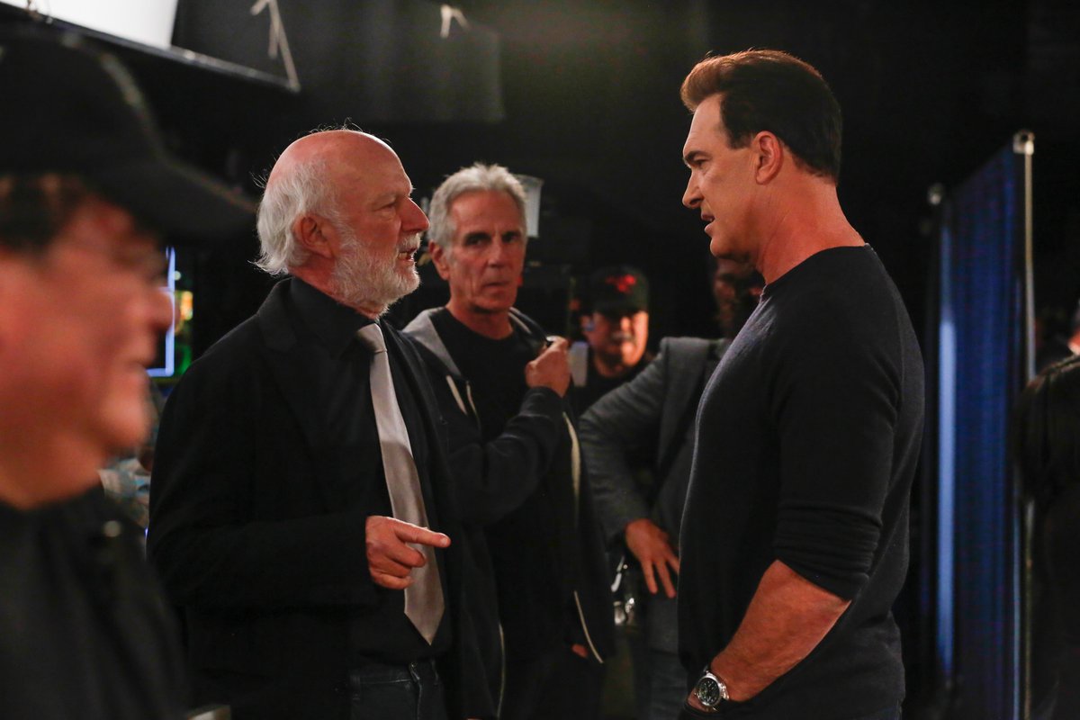 hazymillsprod's tweet photo. Here's a fun behind the scenes shot of @paddywarbucks and #JimmyBurrows in between takes #Crowded https://t.co/61H1XgQCKH