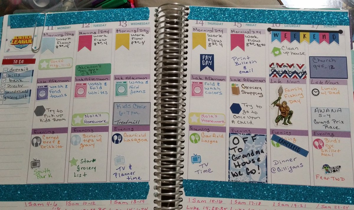 CDBHForever's tweet photo. My week 😀 #plannercommunity #planneraddict #erincondrinlifeplanner #plannergeek. #plannerjunkie https://t.co/UTKJL1CIxQ