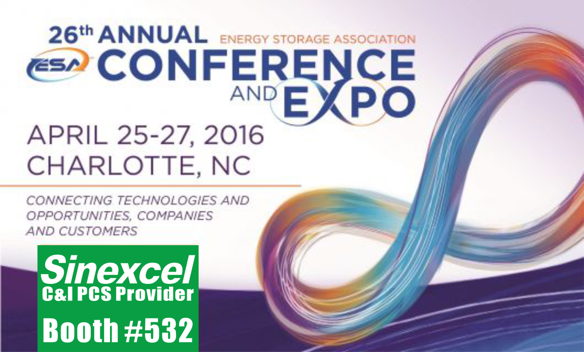 SINEXCEL_BESS's tweet photo. Visit Booth# 532 to know more about UL version PCS for #commercial  #energystorage to be launched in #ESACon16. https://t.co/9fUGXt8RUY