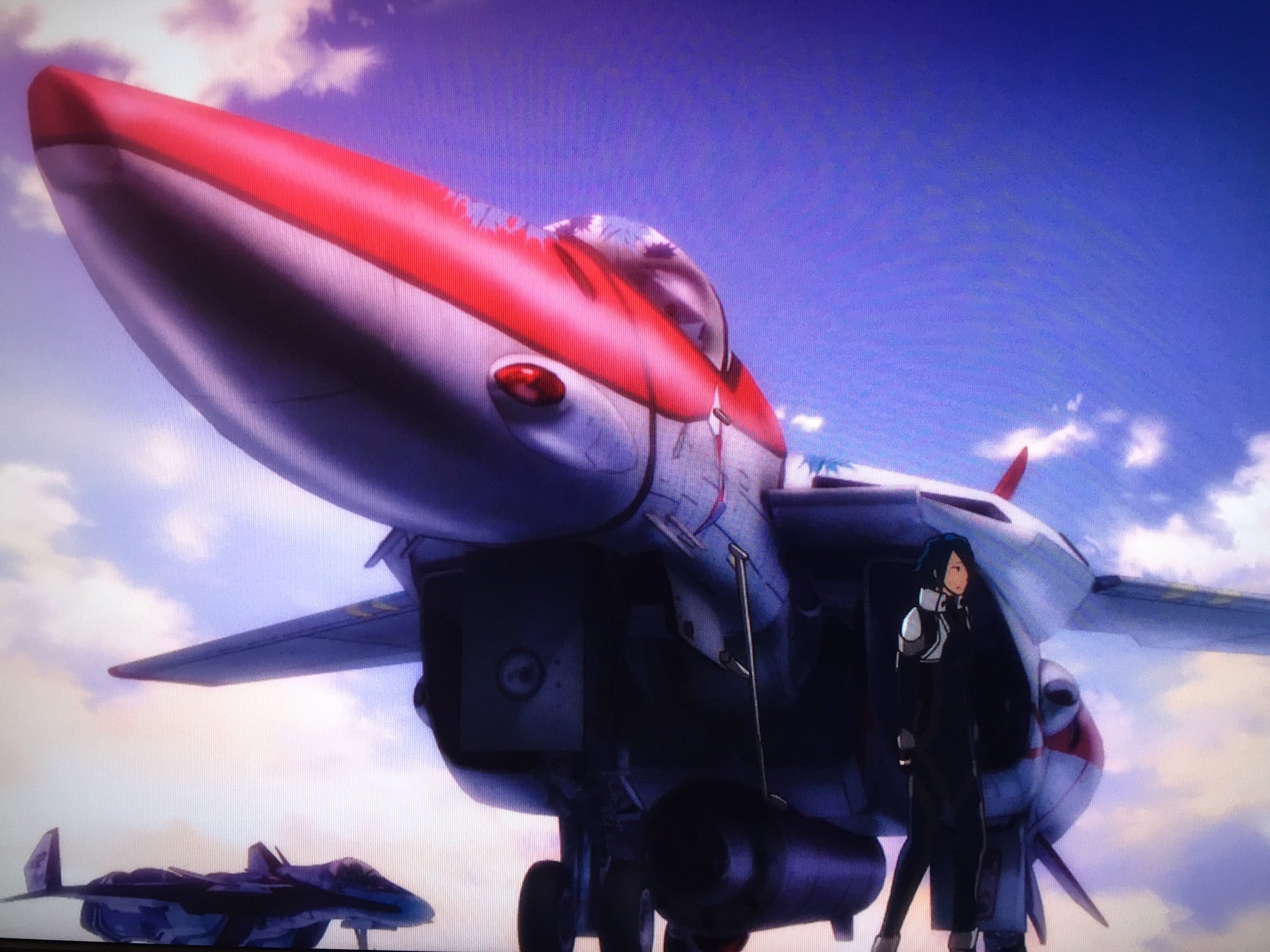 Gwyn Campbell ペングウィン How Retro Cool Isthe Vf 1ex A Trainer The Cockpit Is Full Hi Tec But The Shape Is Oldskool Macross Macrossdelta