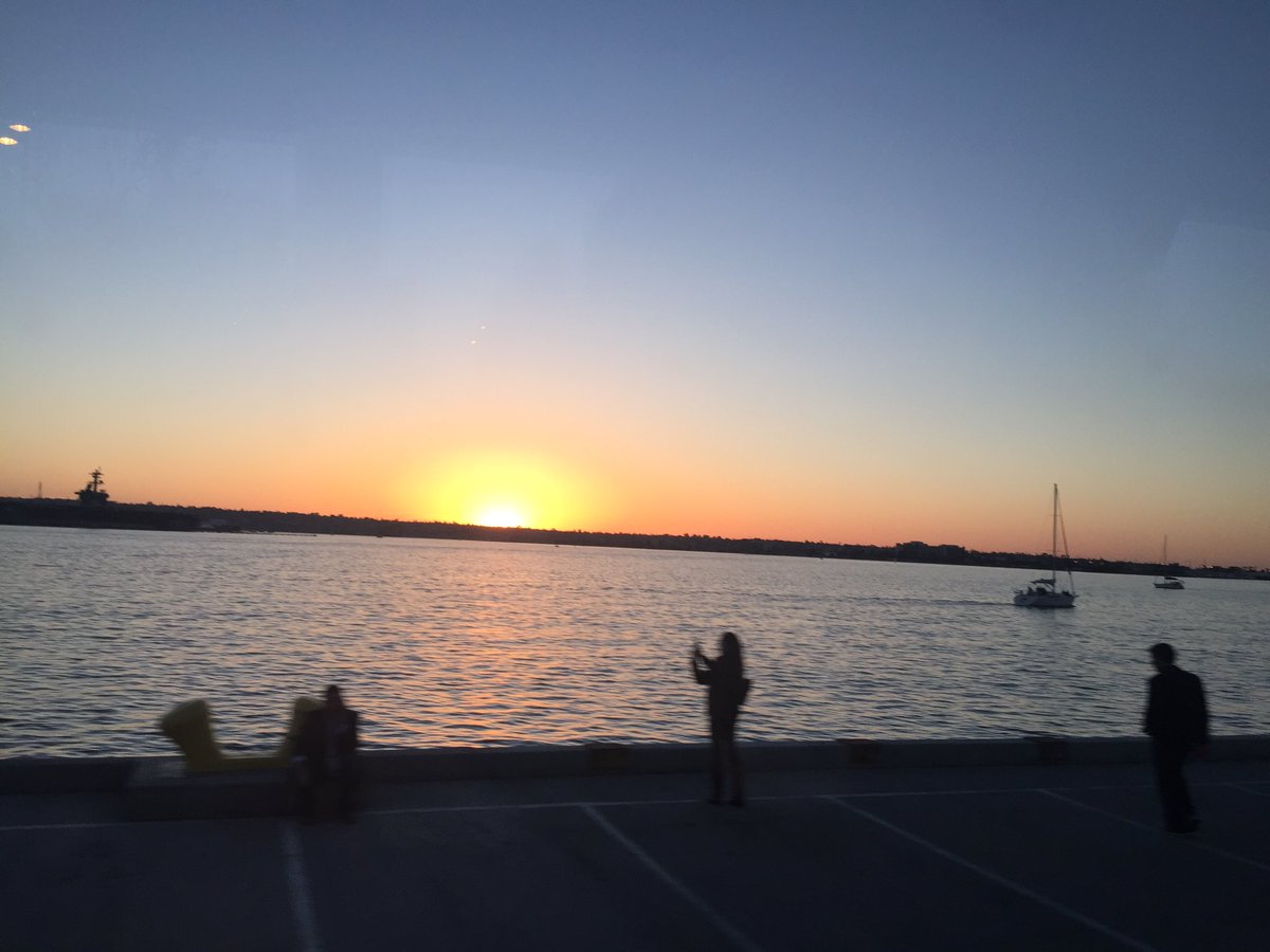 Sunset in San Diego at #SMMW16 we're just getting started tonight. 😉