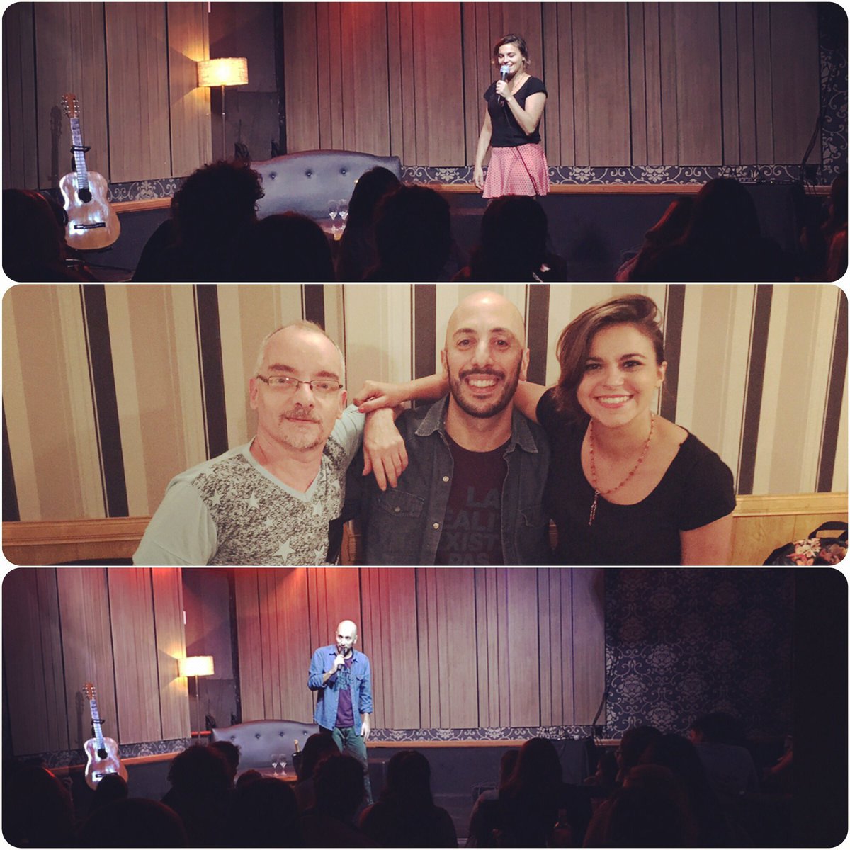 gabou's tweet photo. La pasé genial con los Rayuela (@ukegeraci y @magalitajes) en @SherlockBar. Gracias @AlejoDeSantis, gran ciclo. https://t.co/a3Btwsblr4