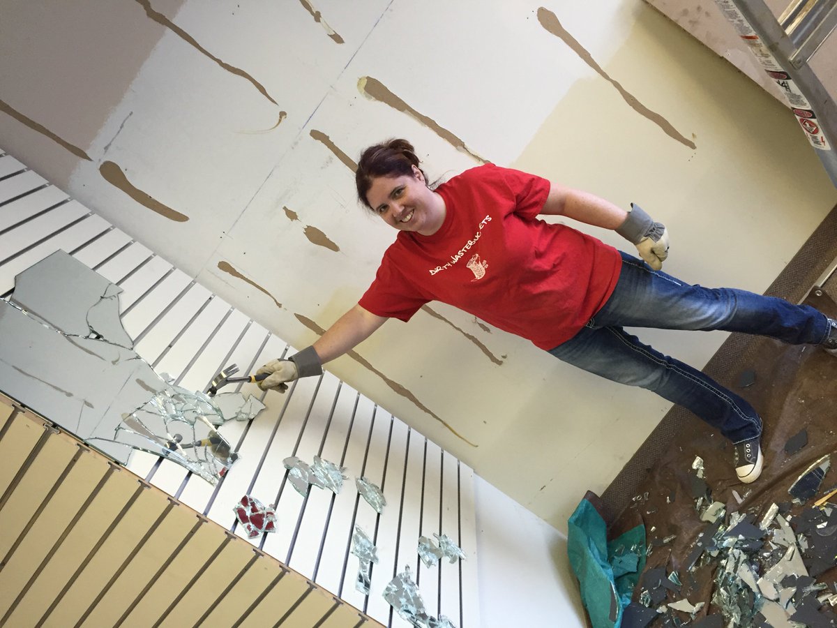 diycreations1's tweet image. The wall is coming down. #demohasbegun #diycreations #kcdiycreations #diycreations1