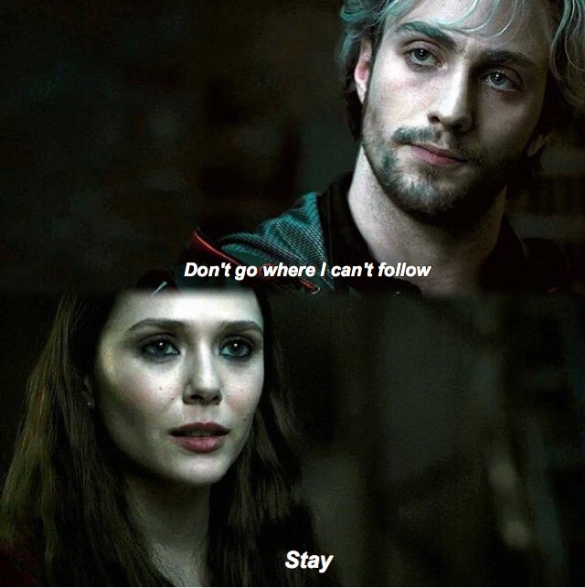 Wanda and Pietro Maximoff.