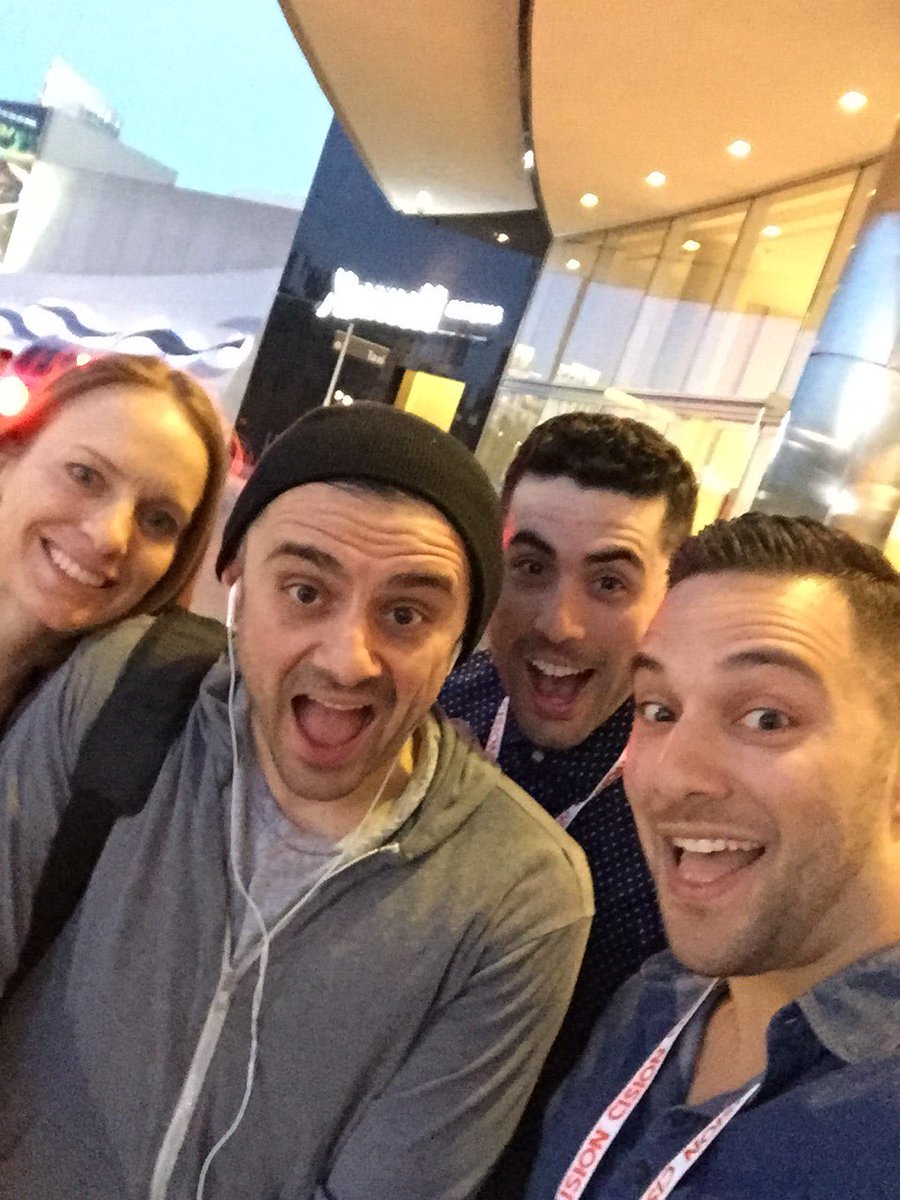 The "Veegle" has landed <a href="/garyvee/">Gary Vaynerchuk</a> #SMMW16 with <a href="/Ursula_Ringham/">Ursula_Ringham</a> <a href="/ArtieBeavis/">Artie Beavis</a>