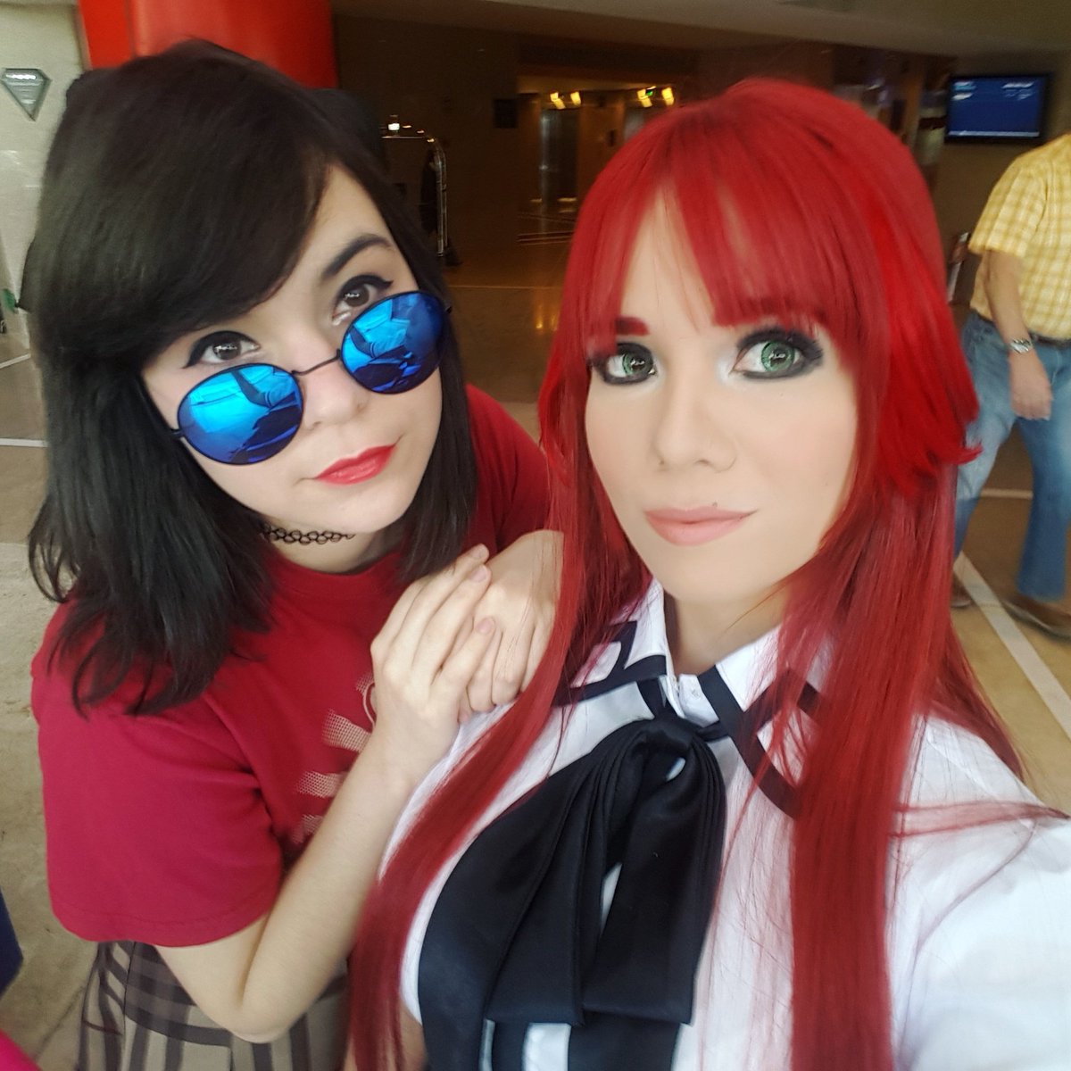 WindyGirk's tweet photo. Con la bella y talentosa @ilonqueen  ❤ #cosplay #riasgremory #cosplay #windygirk #ilonqueen #panama https://t.co/Z4Lkdo0mOJ