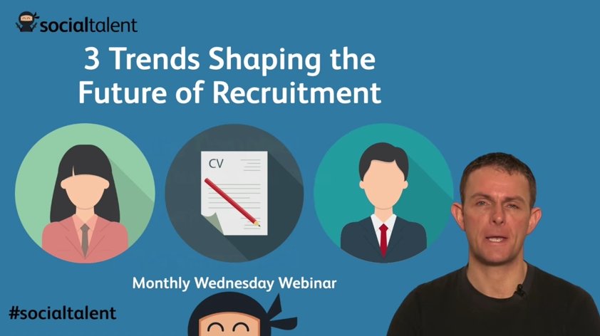 WATCH: 3 Trends Shaping the Future of Recruitment. youtu.be/2BVJyYUfXg0 #webinar