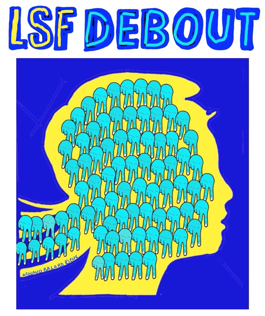 ArnaudBalard's tweet photo. J'illustre. Allez les signants on partage la #languedessignes, et la culture! #NuitDebout #artistesdebout https://t.co/GtZspQau4R