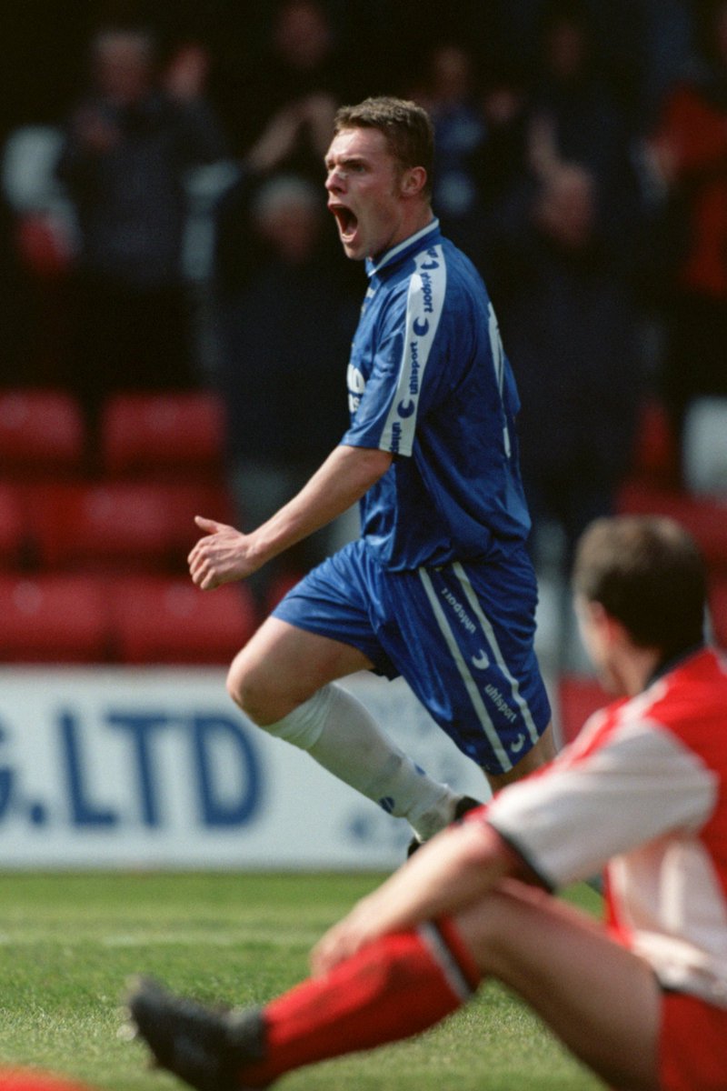 Harriers were forced to stage title celebrations at Aggborough #OnThisDay (1998) as Halifax Town won 2-0