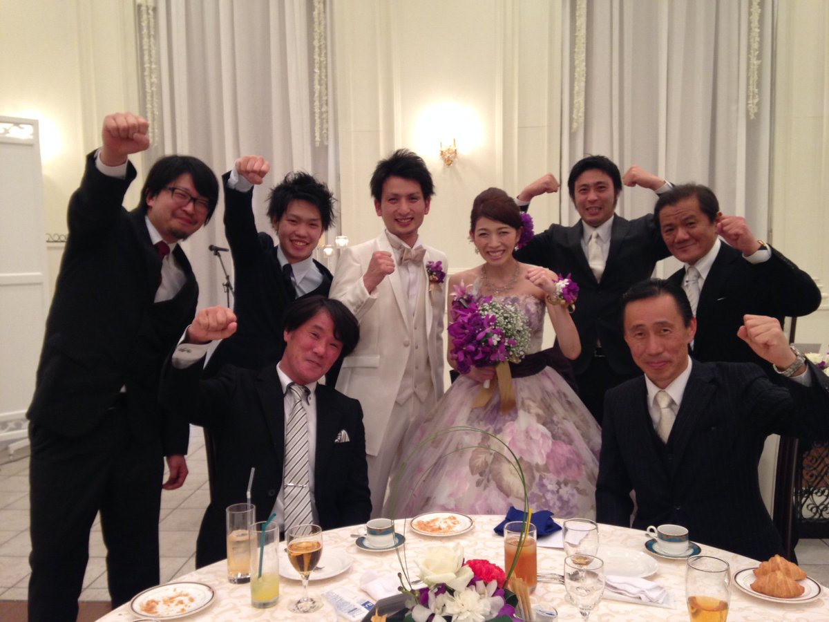 matsushimarinko's tweet image. 弊社社員（ＣＡＤ担当）の結婚披露宴が執り行われました！
これから家庭も仕事もより充実させていきます（＾＾）
