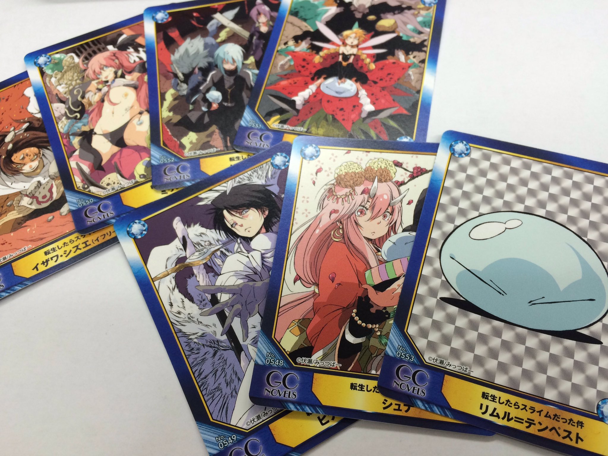 Gcノベルズ編集部 Twitterissa 今月発売の 転生したらスライムだった件 7巻 のアニメイト様購入特典 トレーディングカードが完成しました 転生したらスライムだった件 第7巻は4 28発売 転生したらスライムだった件 転スラ Gcノベルズ編集部 Twitterissa 今月発売の 転生したらスライムだった件 7巻 のアニメイト様購入特典 トレーディングカードが完成しました 転生したらスライムだった件 第7巻は4 28発売 転生したらスライムだった件 転スラ