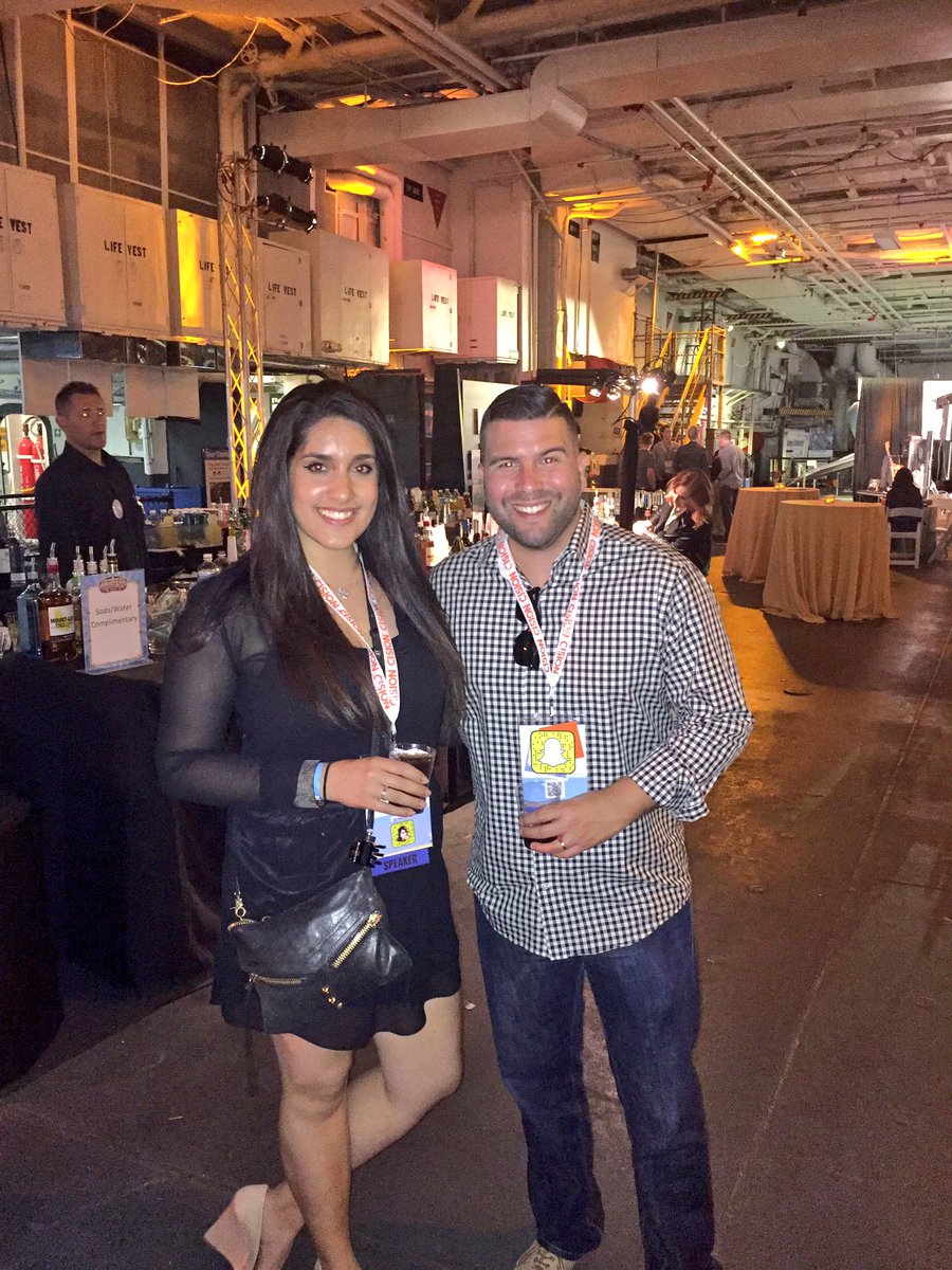 With my <a href="/Social545/">Social 545</a> partner-in-crime <a href="/SabaSedighi/">saba ✨</a> at #SMMW16. 'They' don't want us to win but we're winning. 🔑