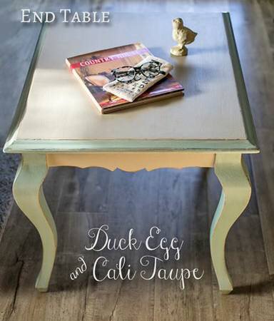 Curvy leg, large end table $75 buff.ly/1VvPDlI
