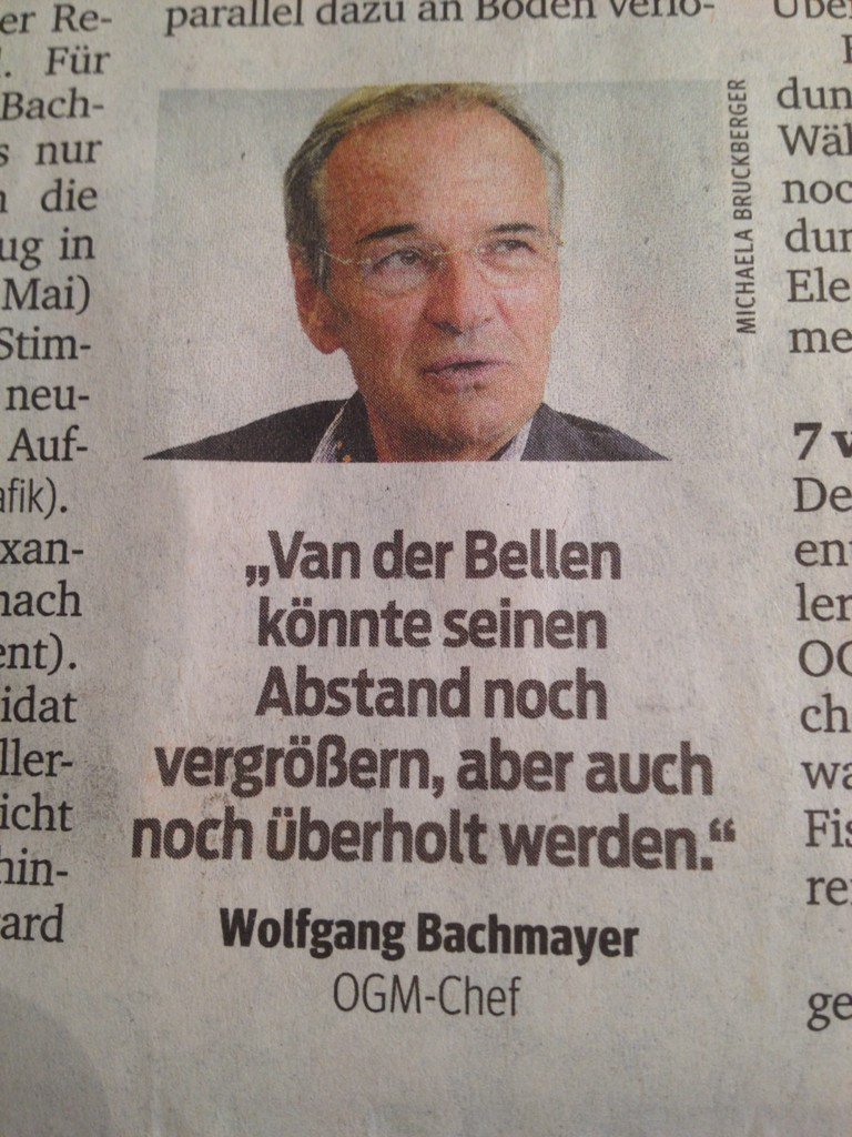 Van der Bellen könnte seinen Vorsprung noch vergrößern, aber auch noch überholt werden.