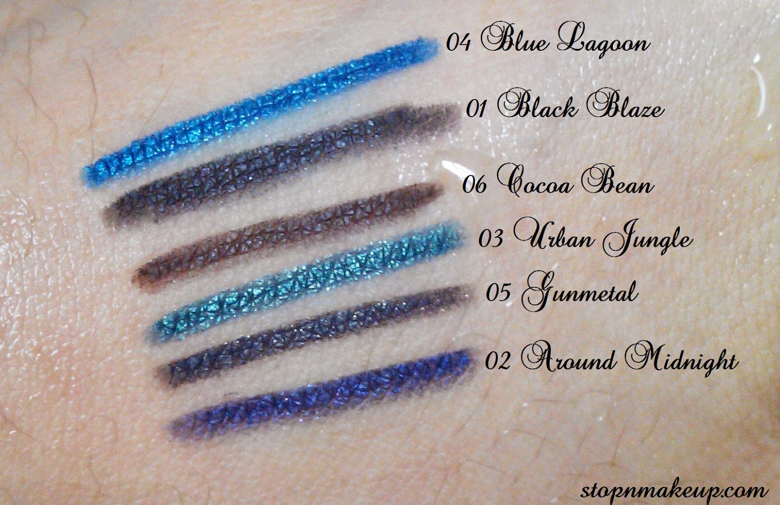 Essence long lasting Eyeliner свотчи