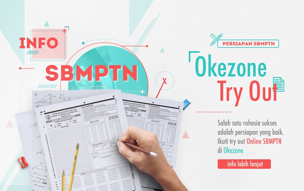 Yuk ikut Try Out Online SBMPTN 2016 GRATIS bersama Okezone.com ! Selengkapnya okz.me/VIHu