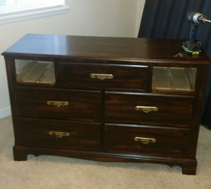 Still need those drawers done.  Espresso Glazed. https://t.co/FK6foGKJ8A