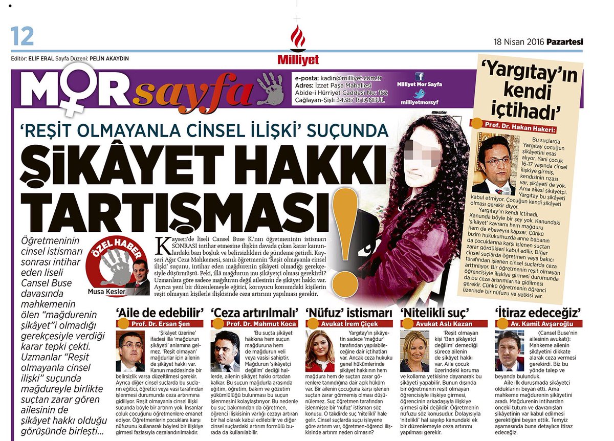 musakesler's tweet photo. DETAY| Cansel Buse davası cinsel suçlarda (sanık lehine)  bir boşluğu ortaya çıkardı... https://t.co/K3YHADWFwd https://t.co/fHyYcqyP5X