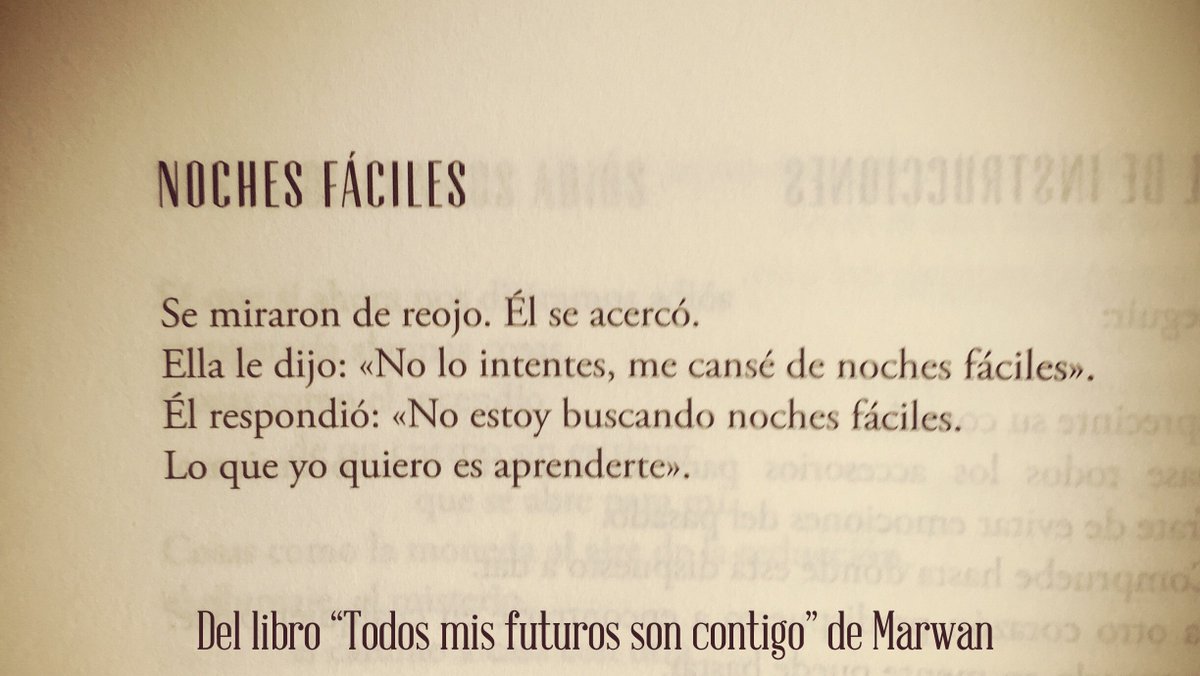 Marwanmusica's tweet photo. Buenos días... Os dejo un poema de mi libro "Todos mi futuros son contigo", disfrutadlo!! Abrazos y #FelizLunes https://t.co/t2FnxkgVxQ