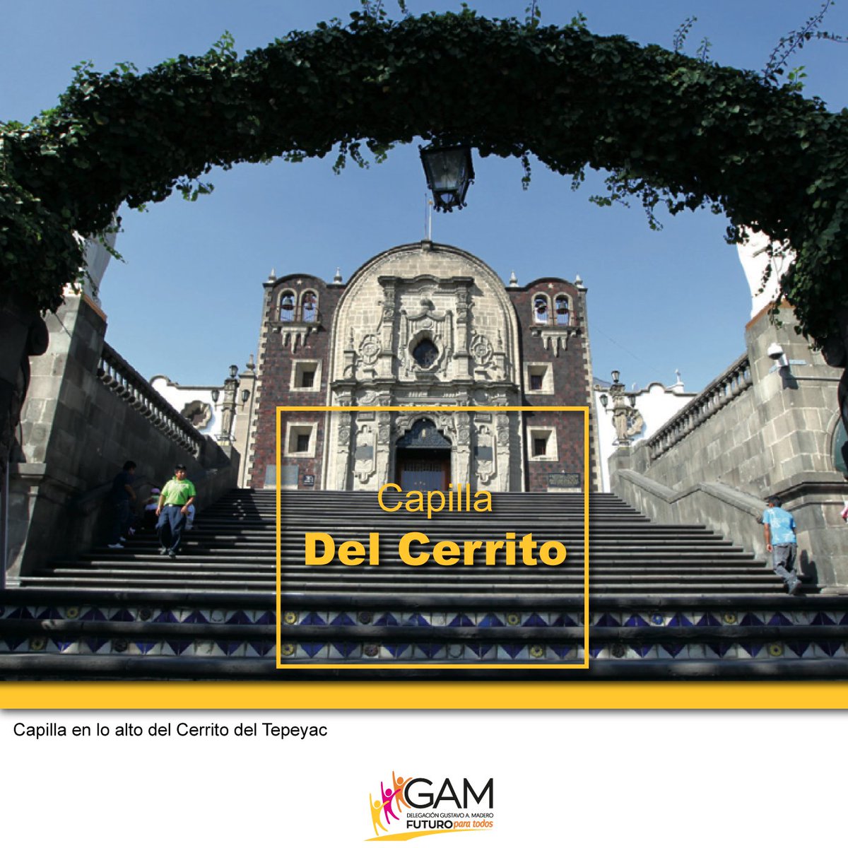 TuAlcaldiaGAM's tweet photo. #FelizLunes Conoce la historia detrás de la Capilla del Cerrito del Tepeyac. https://t.co/SKEfXlBJz7 https://t.co/0ShPaeSpz3