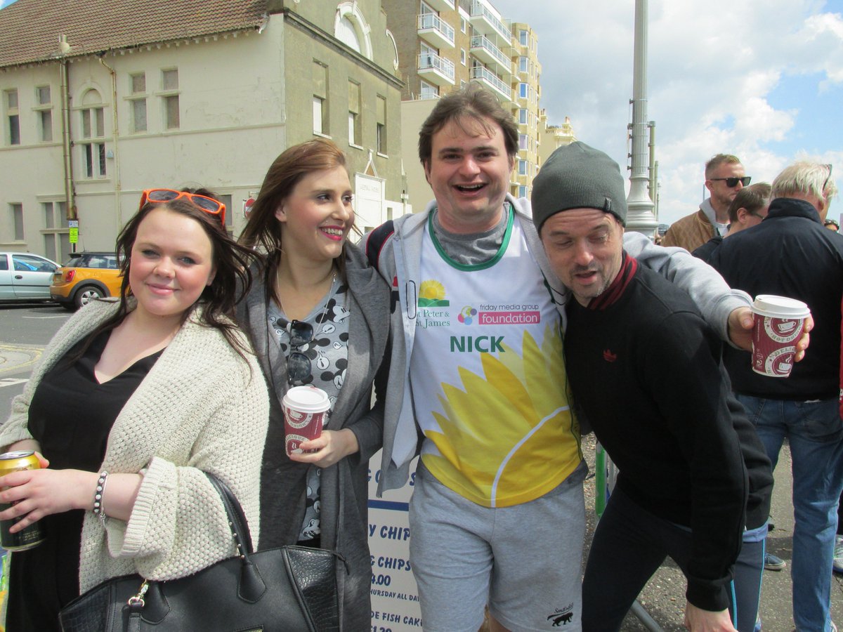 FMGFoundation's tweet photo. These happy #teamfmg stars completed the #BM10k in style yesterday, then cheered on the @BrightonMarathn runners https://t.co/eJ4g1yHxRq