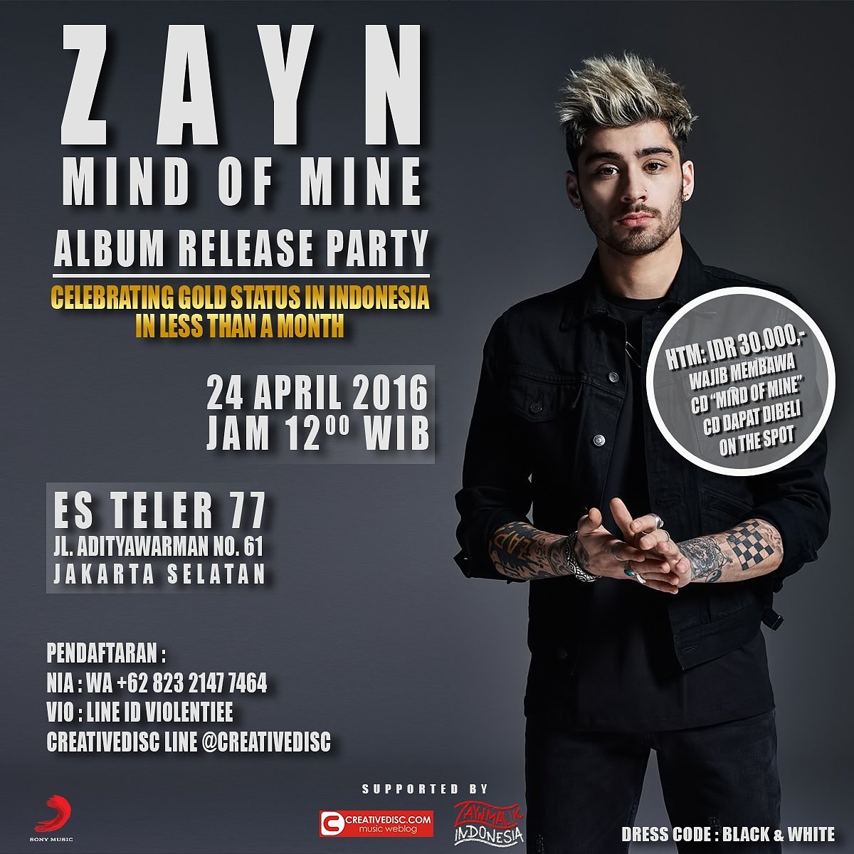 ZAYN__ID's tweet image. Come and join the very first Zquad Indonesia gathering this Sunday! Are you sure you dont wanna join? Think again! 😎