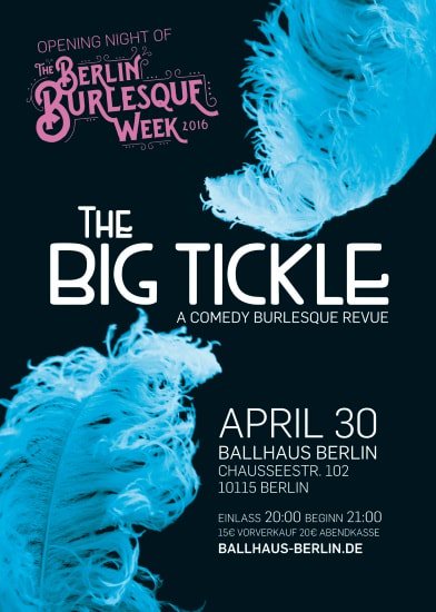 V_Magazin's tweet photo. #WinWin! The BIG Tickle – A Comedy Burlesque Revue am 30.04.2016 - Gewinnt 2 x 2 T ... - https://t.co/ScuL6J6XrL https://t.co/QmVH9fpngg
