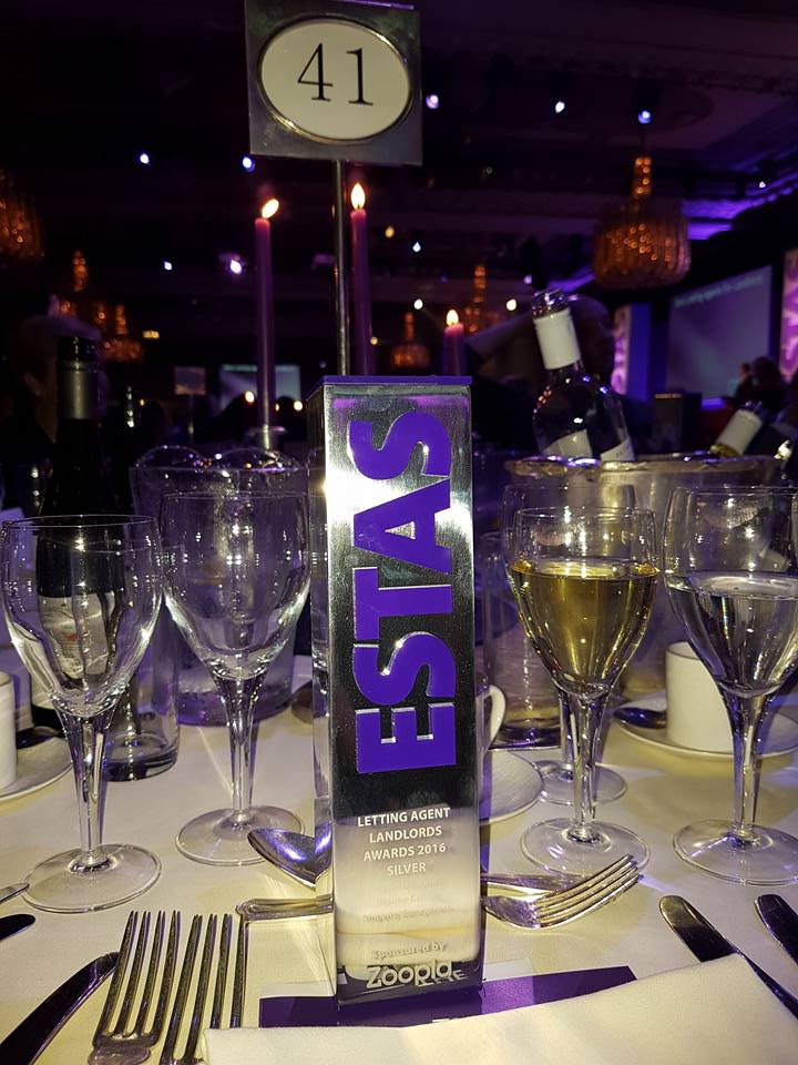 BCarterProperty's tweet photo. A very happy office this Monday after a fabulous win on Friday at @THE_ESTAS! Counting down to next years awards! :) https://t.co/7sOdELD4pd