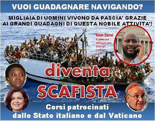 Papa Bergoglio..il Traghettatore.. dopo la visita a Lesbo..si attendono 1 milione di immigrati!  #MovimentOnesti