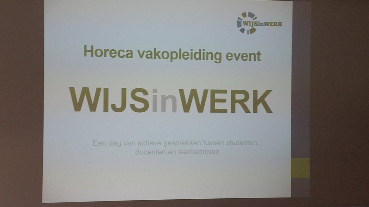 Flitsende start van event #wijsinwerk. Studenten, docenten en leerbedrijven in dialloog met elkaar