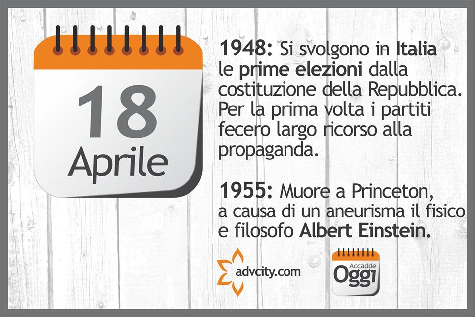advcitycava's tweet photo. #Italia #Repubblica #DC #DeGasperi #PCI #Togliatti #PSI #Nenni
#Princeton #fisico #Einstein #advcity #accaddeoggi https://t.co/X987oZjlZc