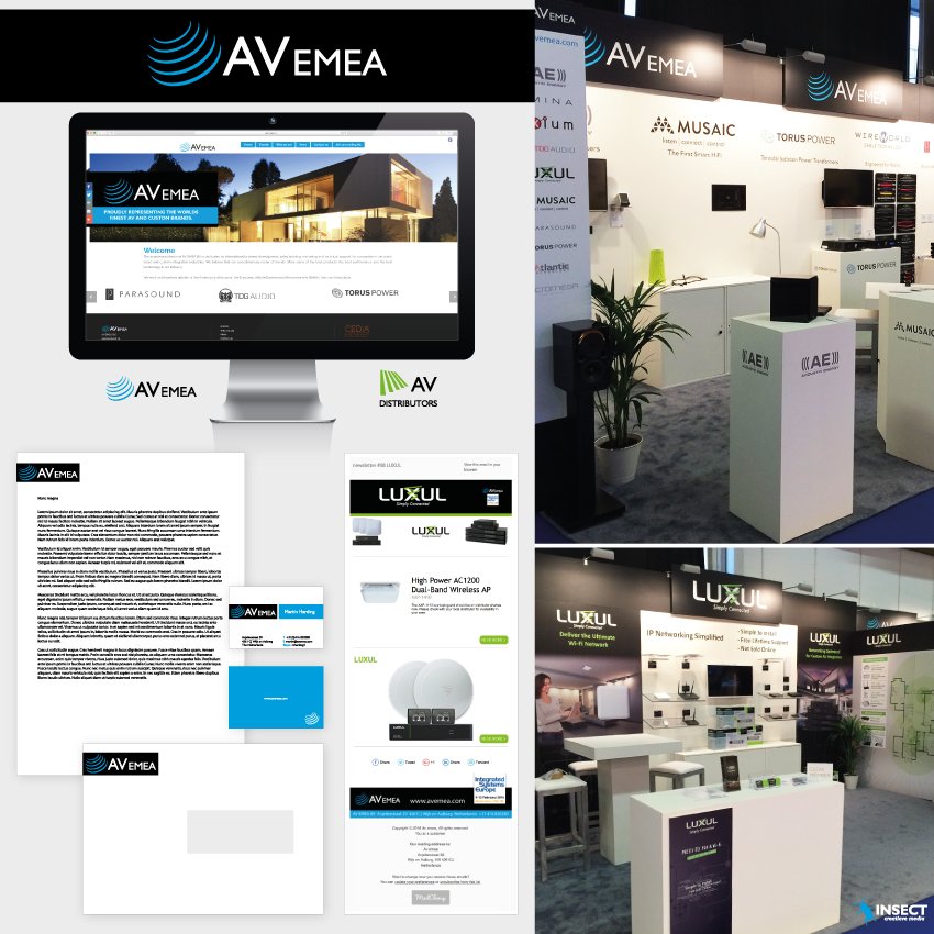 Insectcreatieve's tweet image. Voor AV EMEA ontwierpen wij de complete huisstijl, realiseerde mailing stramiens, bouwde de website + beursstand.