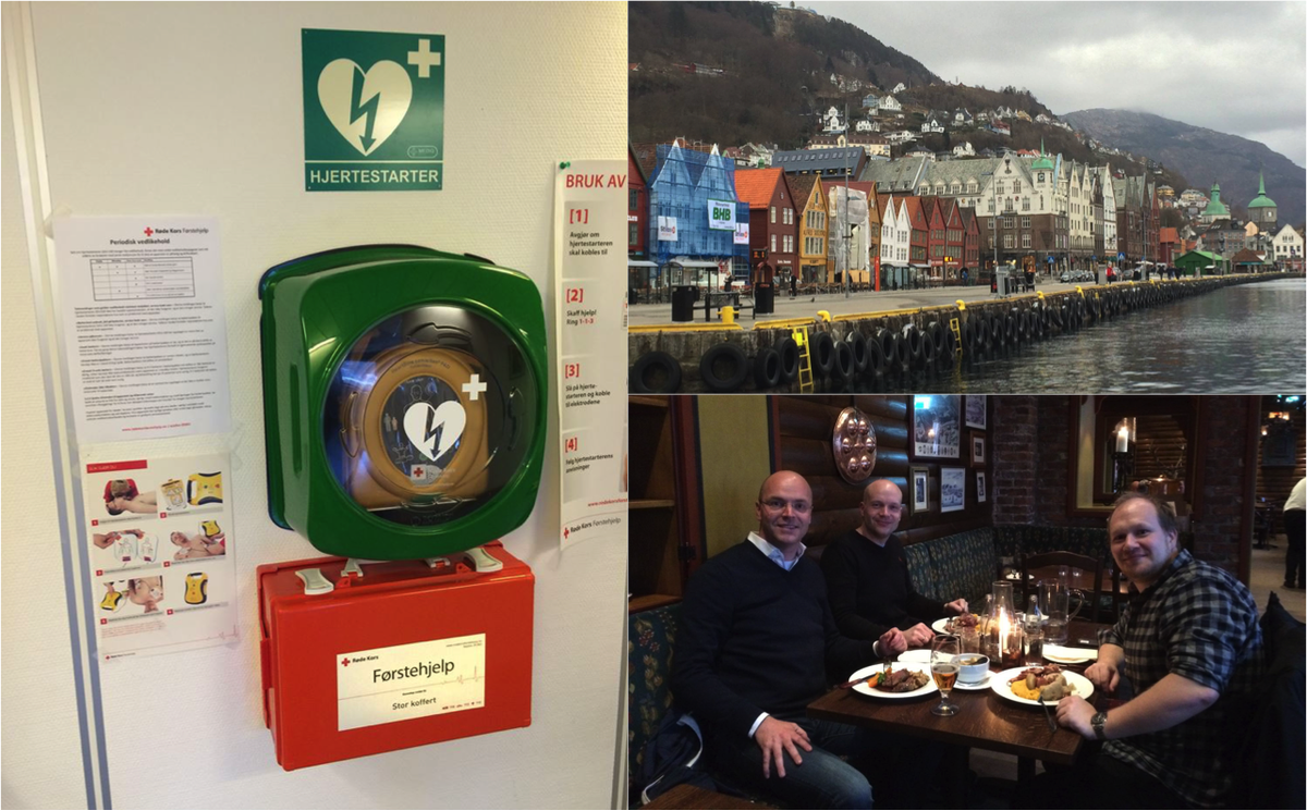 deROTAID's tweet photo. Wonderful visit to #bergen #norway for a meeting with partner #rodekorsforstehjelp.Takk! #hjertestarter #aed #rotaid https://t.co/vij2vb97VQ