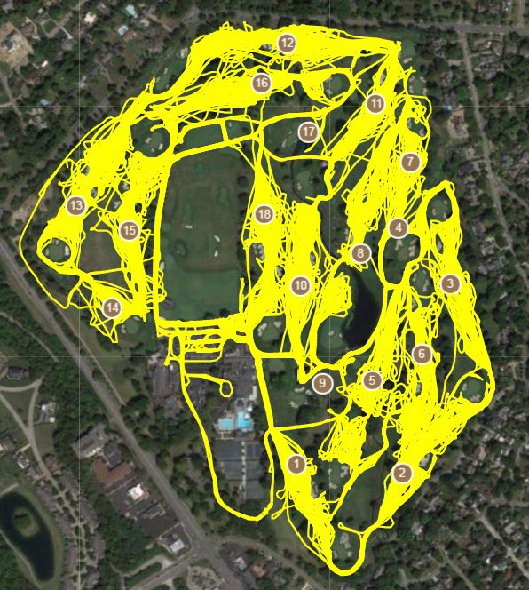 BbeckerBecker's tweet photo. That is one day of cart traffic at Scioto CC! https://t.co/iTa0wX5YWJ