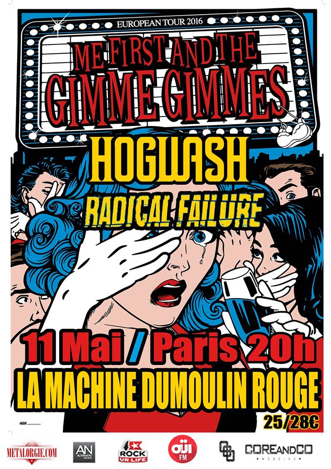 Prochain concert - Paris 11/05/2016 w/ <a href="/GimmeGimmeDivas/">Spike And The Gimme Gimmes</a> 
facebook.com/events/1672836…