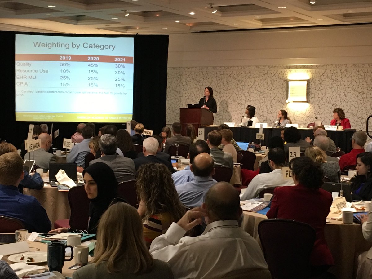 FMCC2016's tweet photo. @sandysspot3 from @AmerMedicalAssn leads off a great panel on new payment models in #MACRA https://t.co/jl6TAdOrXp