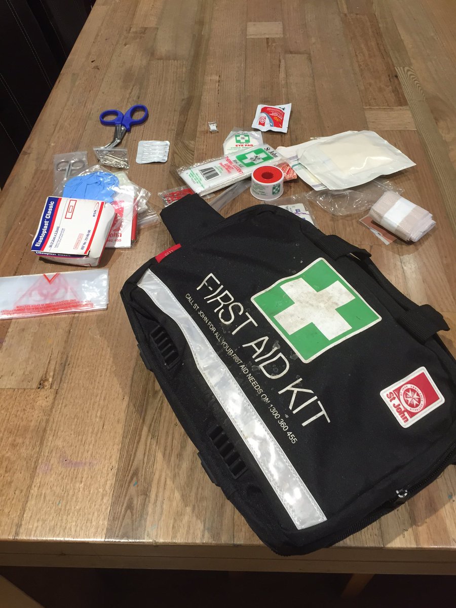 DAMUCancer's tweet photo. When is the last time you checked and re stocked your first aid kit ?? https://t.co/VR4xl3ARDJ