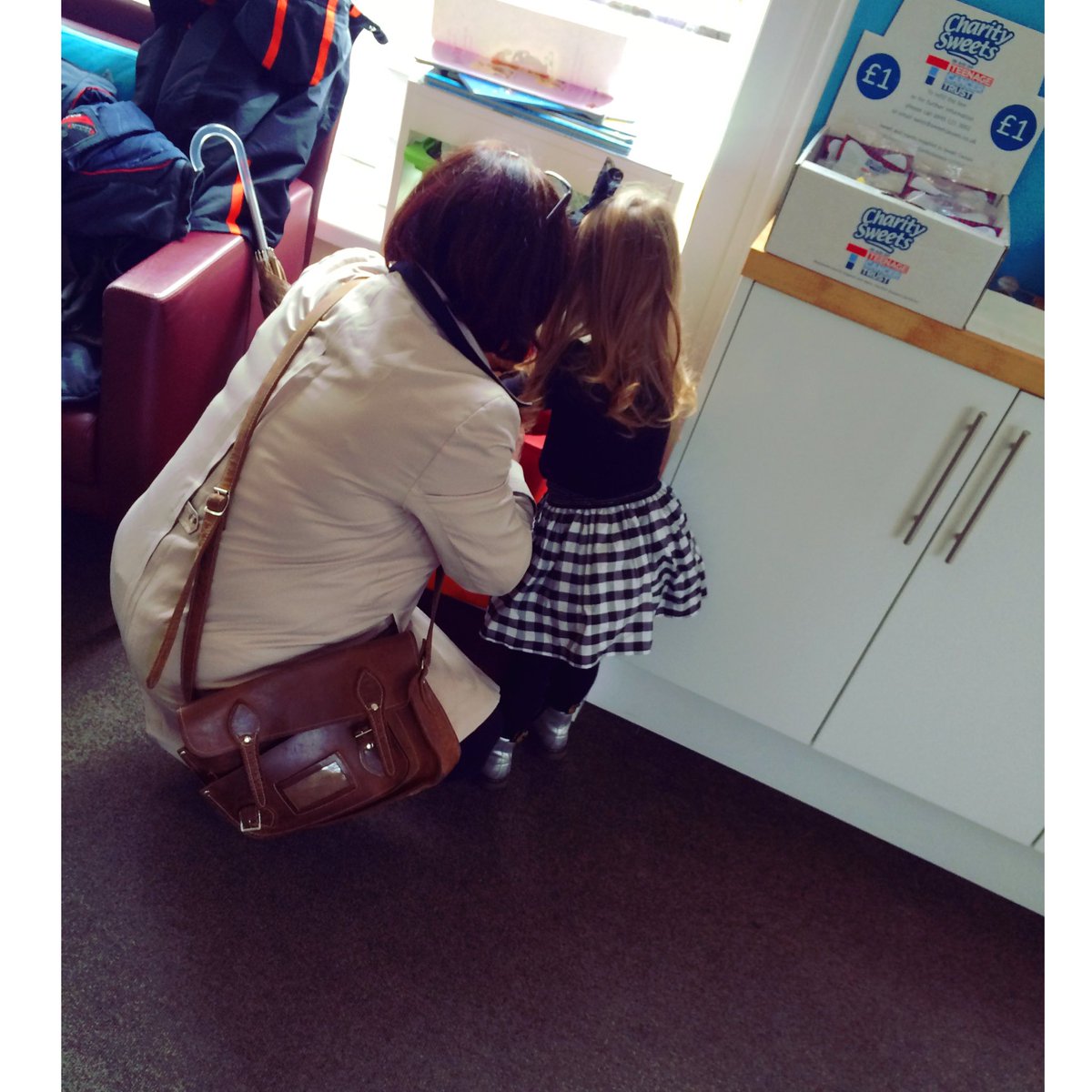 DOpticians's tweet photo. Lilly and @leithergal having a nose through our toy box in store! #ChildFriendly #Downes #ToyCorner #StylishFrames🌸 https://t.co/tdBFA1RzoG