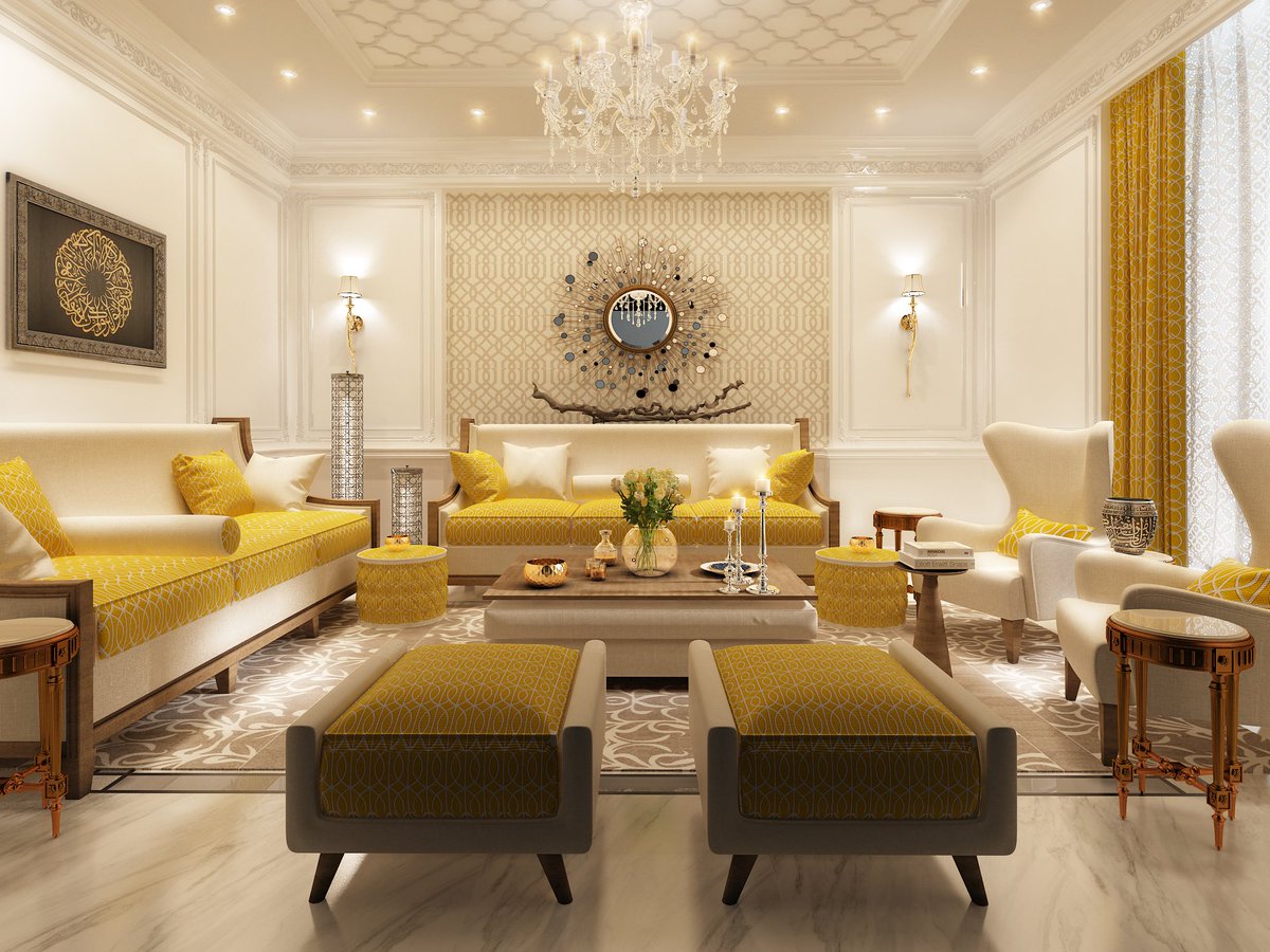 معاذ جميل معماري on Twitter &quot;نيوكلاسك تصميم_داخلي ديكور مجلس 