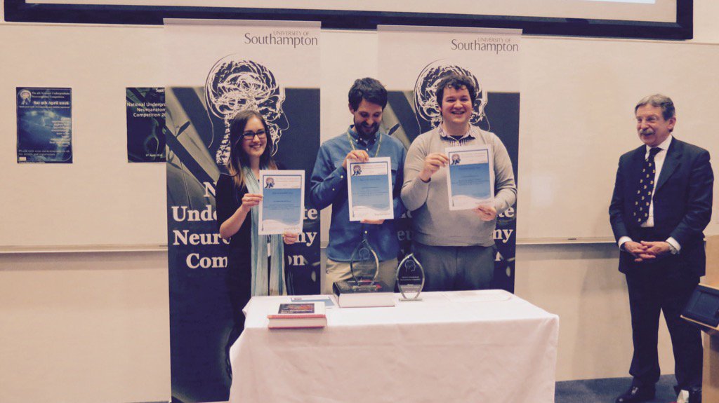 ScottBorder1's tweet photo. #nunc2016 winners Theron Yuan @dundeeuni Emma Jane Norton & Felix Gill @StGeorgesUni Edward Droscher @ManchesterUniv https://t.co/7TY2PBqwhJ