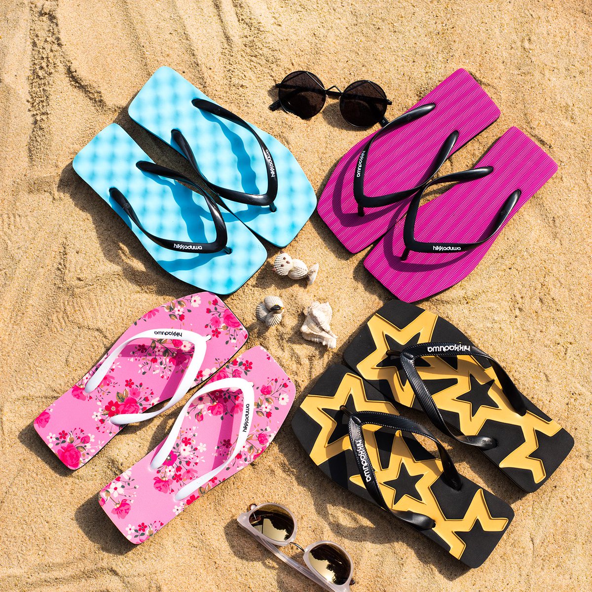 twinkleintrendz's tweet photo. #Sun #Sand #Sunglasses & #colorful #vibrant @hikkaduwabrand 💕#MyHikkaduwaFamily 👨👩👧👧 #hikkaduwa #flipflops #slops https://t.co/CIU3NqmhY9