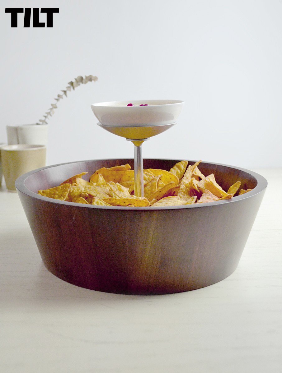 TILTLifestyle's tweet photo. This hard wood bowl has a clear solid surface base &amp; a center stem for dip bowls. Buy now -> https://t.co/hxvO3BtEo0 https://t.co/ZB6BVlZqQa