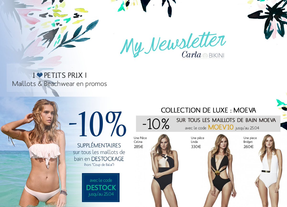 CarlaBikini's tweet image. Découvrez la nouvelle collection #moeva 2016! 
bit.ly/1qSE2Rp