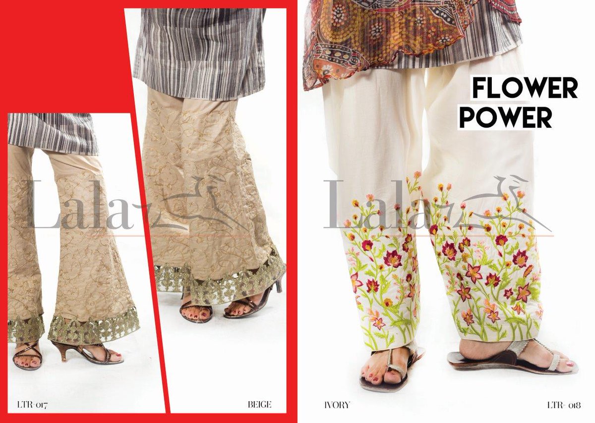 Lalatextiles's tweet photo. LALA Fantaisie Trouser Collection
Price @PKR 1,225/-
E-Store: https://t.co/2WQ7DnVKFQ  
#lala #Summer2016 #lawn https://t.co/7N3cBMLhJu