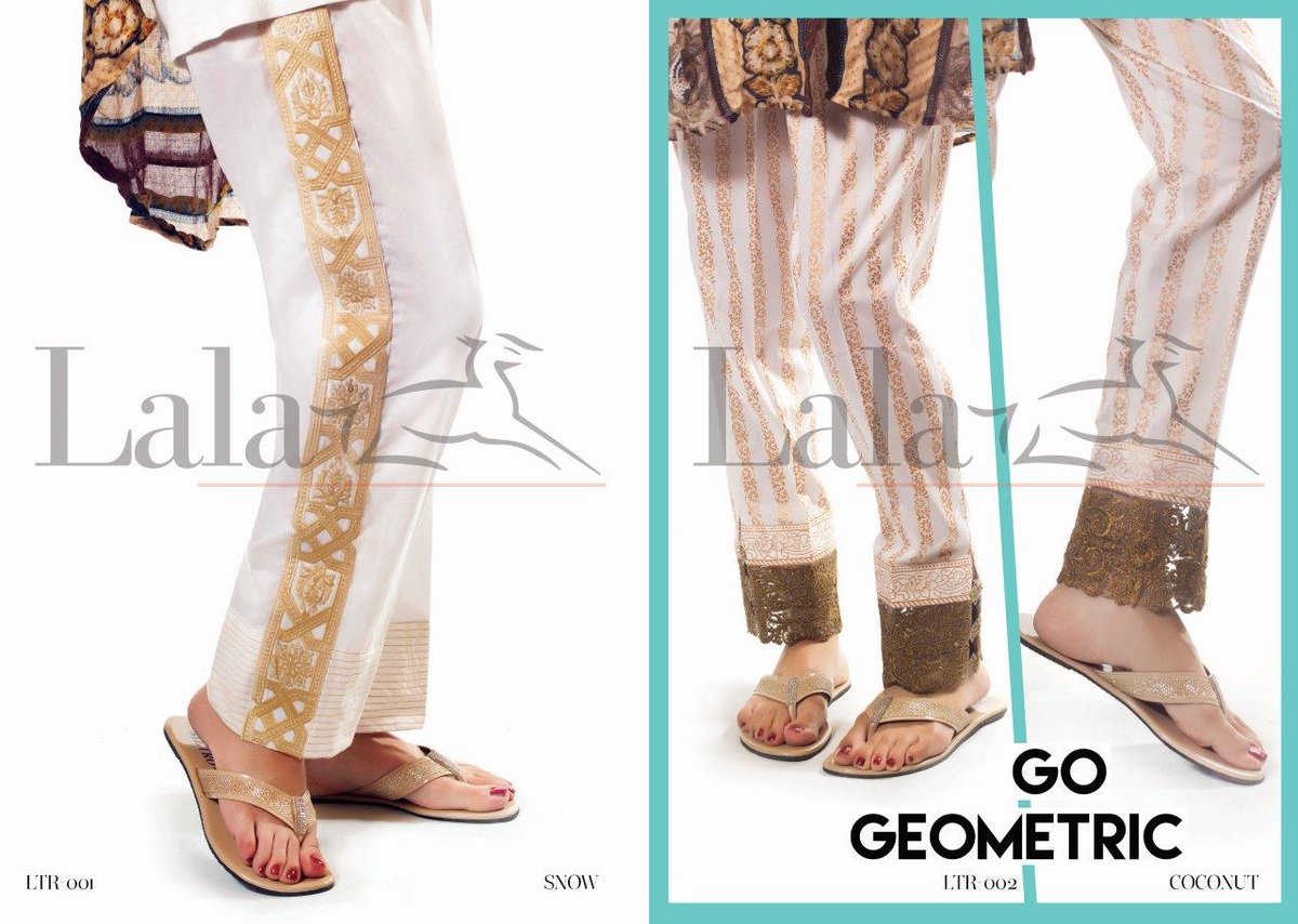 Lalatextiles's tweet photo. LALA Fantaisie Trouser Collection
Price @PKR 1,225/-
E-Store: https://t.co/2WQ7Dodlxo 
#lala #Summer2016 #lawn https://t.co/bYH6uSlv8a