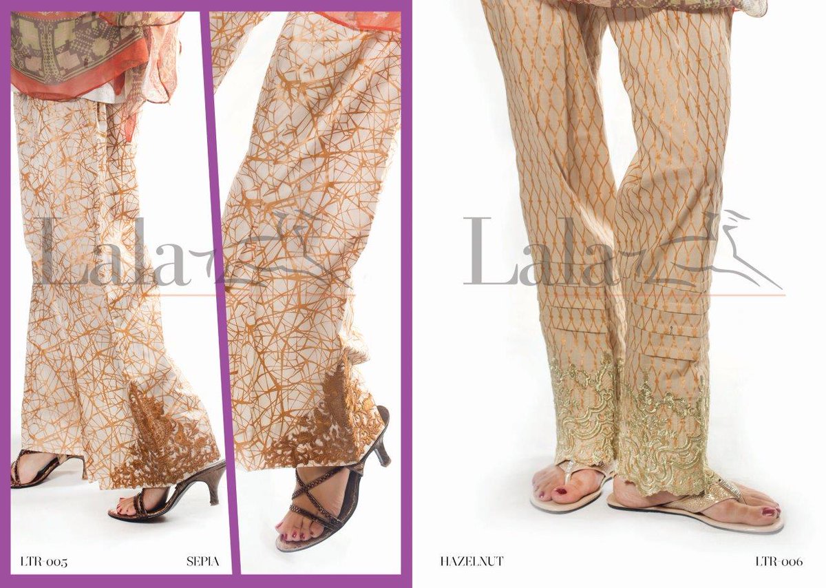 Lalatextiles's tweet photo. LALA Fantaisie Trouser Collection
Price @PKR 1,225/-
E-Store: https://t.co/2WQ7Dodlxo 
#lala #Summer2016 #lawn https://t.co/bYH6uSlv8a