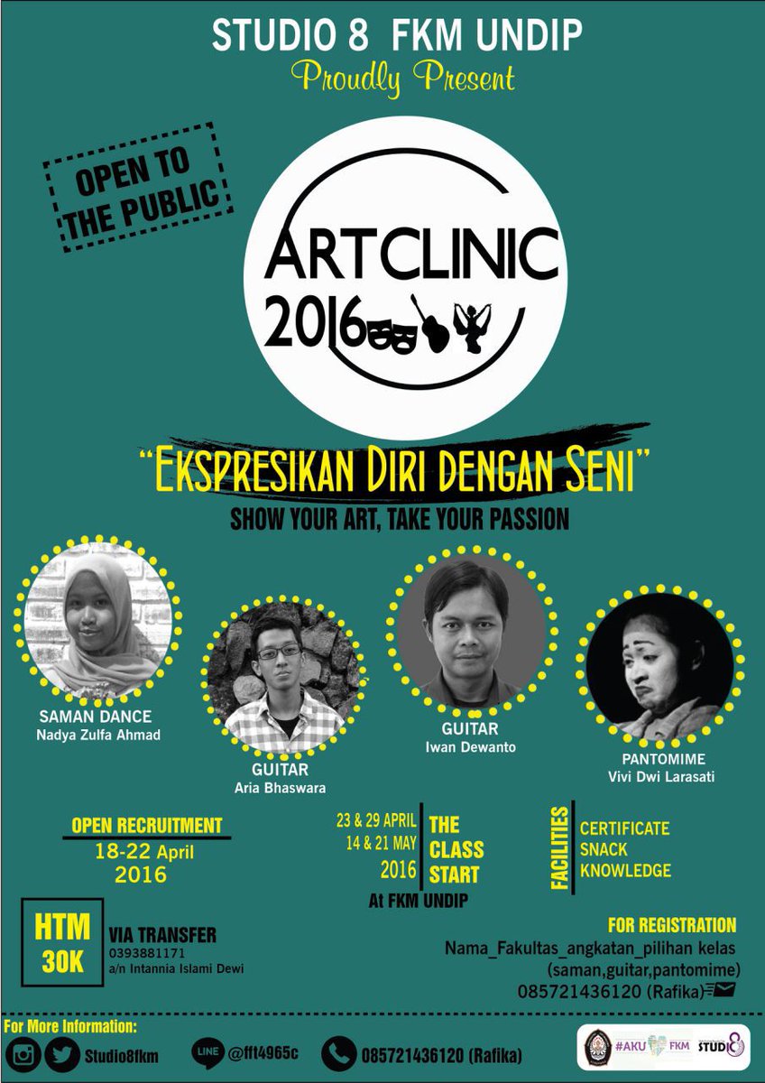<a href="/FKMUNDIP2014/">FKM Undip 2014</a> <a href="/FKMUNDIP2015/">FKM UNDIP 2015</a> yuk temen2 ikutan  ART CLINIC 2016 yuk isi oprecnya