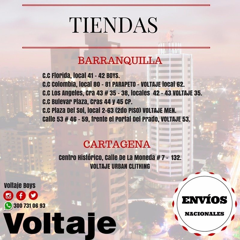VoltajeBoys's tweet photo. Visita nuestras tiendas o solicita el envío a tu ciudad, envíos nacionales. #LunesDeGanarSeguidores https://t.co/gEXmQ3zXUQ