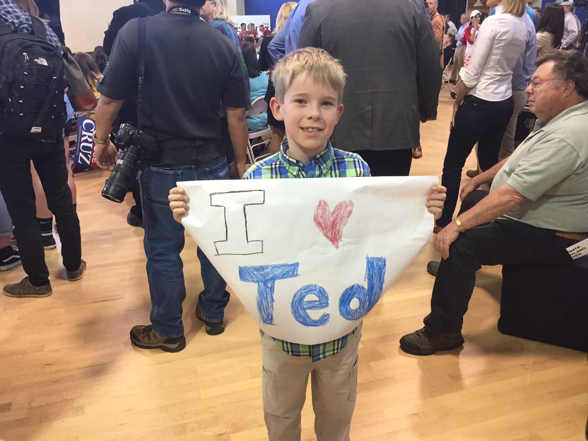 This is my brother. "<a href="/mmckenzienews/">Mary McKenzie</a>: <a href="/tedcruz/">Ted Cruz</a> supporters of all sizes are at rally in Towson today. "